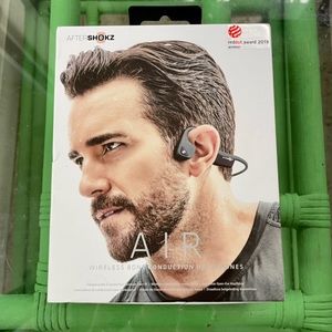 Aftershokz Air Wireless Bone Conduction Headphones- Like New- Slate